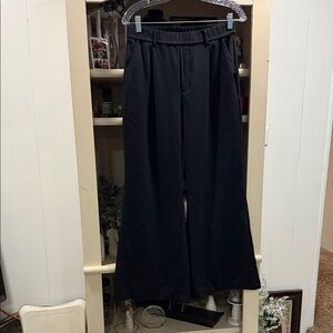 Black Wide-Leg Pants-Halara yoga work pants